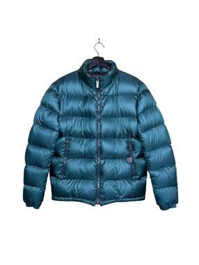 ADD Goose Down Puffer Jacket Green Size 48 Ultra Light